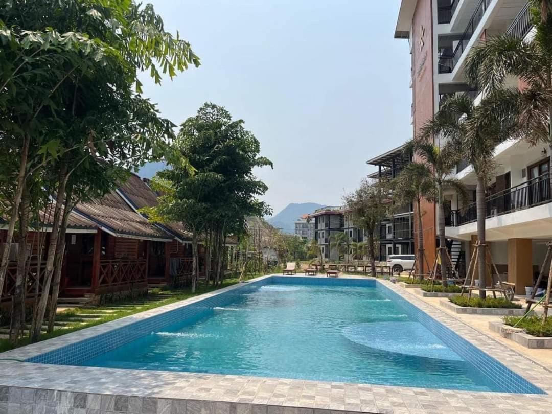 Vang Vieng Bungalows Dış mekan fotoğraf